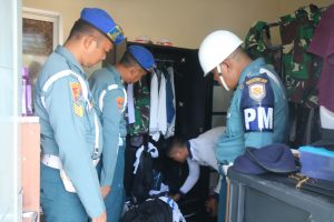 Meminimalisir Pelanggaran, Lanal Bengkulu Sidak Anggota Tidur Dalam