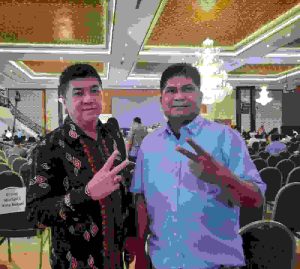 Nikolas Kilikilly dan DR Pertama Putra Hadiri Natal Bersama Gerindra