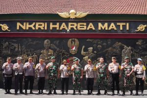 Pererat Tali Silaturahmi dan Jaga Sinergitas, Yonarmed 11 Kostrad Terima Kunjungan Kapolres Magelang Kota