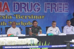 Pangdam XII/Tanjungpura : TNI Berkomiten Tegas Perangi Penyelundupan dan Peredaran Narkoba