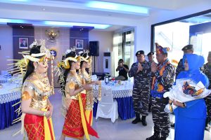 Lanal Banjarmasin Sambut Kunjungan Kerja Panglima Koarmada II