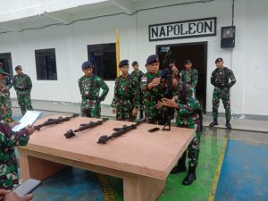 Komandan Lanal Tarempa Buka Pelaksanaan Uji Terampil Gladi Tugas Tempur P1/P2 dan L1/L2