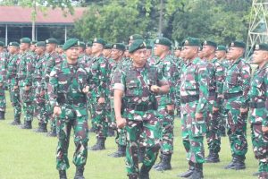 Pangdivif 2 Kostrad Pimpin Upacara Pelepasan Satgas Yonmek TNI Konga XXIII-R Unifil Tahun 2024 Yonif 413 Kostrad