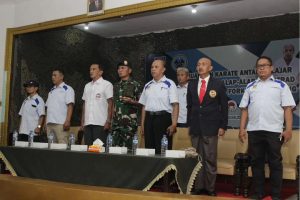 Danyon Arhanud 2 Kostrad Secara Resmi Membuka Kejuaraan Karate antar Pelajar Malang Raya