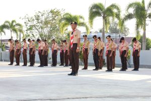 Danlanal Dumai Kukuhkan Saka Bahari Angkatan XI Tahun 2024