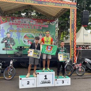 Mencetak Prajurit Berprestasi, Prajurit Yonif 303 Kostrad Juara Satu Sriwijaya Run