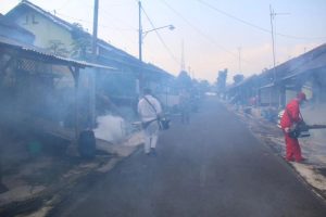 Asap Tebal Selimuti Markas Pandawa Kostrad, Fogging Cegah Demam Berdarah