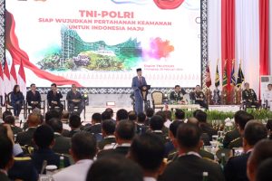 DANLANTAMAL III JAKARTA HADIRI RAPIM TNI-POLRI TAHUN 2024