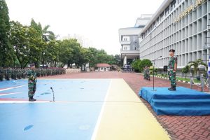 LANTAMAL III JAKARTA LAKSANAKAN APEL GABUNGAN DAN UPACARA BENDERA