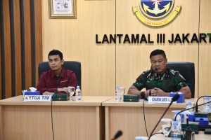DANLANTAMAL III JAKARTA MENERIMA TIM PEMERIKSAAN TERINCI BPK RI ATAS LK KEMHAN DAN TNI PADA UO TNI AL TAHUN 2023