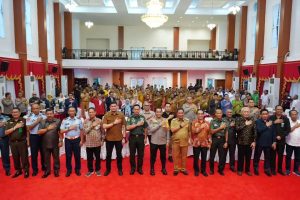 Kasdivif 3 Kostrad Hadiri Rapat Koordinasi Pemilu Damai Tahun 2024 di Makassar
