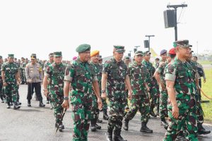 Panglima Kostrad Hadiri Apel Gelar Pasukan Pengamanan Pemilu 2024