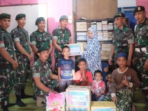 Denpandutaikam Brigif 3 Kostrad Syukuran HUT Ke-4 dengan Bakti Sosial ke Panti Asuhan ‘Al Qadri