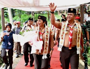 Kasad Ajak Ribuan Anggota Pramuka Bersatu Dengan Alam
