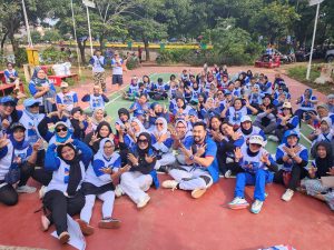 Turun ke Dapil, Bang Andra Gelar Senam Bersama Ratusan Warga Pesanggrahan