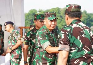 Panglima Divisi Infanteri 1 Kostrad Hadiri Apel Gelar Pasukan Pengamanan Pemilu 2024