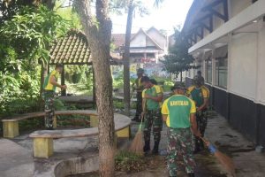 Sambut HUT ke-72 Satuan, Yonarmed 1 Kostrad Gelar Karya Bakti