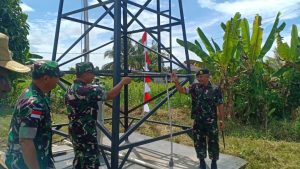 Danyonif 754 Kostrad Hadiri Peresmian 1.898 Titik Air Program TNI AD Manunggal Air di Timika