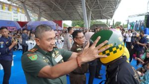 Panglima Divisi Infanteri 3 Kostrad Menghadiri Kunjungan Kerja Wakapolri