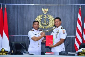 Komandan Lanal Dumai Bacakan Memorandum Jelang Sertijab