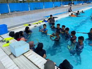 Saka Bahari Binaan Lanal Lhokseumawe Laksanakan Pelatihan Bawah Air