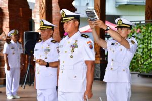 Jabatan Komandan Lanal Dumai Resmi Diserahkan Kepada Kolonel Laut (P) Boy Yopi Hamel, M.Tr. Hanla., M.M.