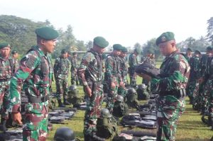 Batalyon Armed 13 Kostrad Gelar Apel Pengecekan PersonEl Siaga