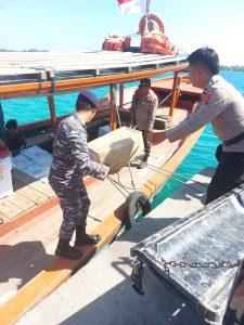 Lanal Simeulue Bantu Pengawalan dan Distribusi Logistik Pemilu di Empat Kabupaten