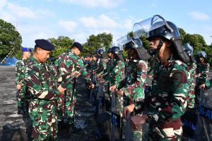 Prajurit Lanal Sabang Siap Siaga Hadapi Pemilu Tahun 2024