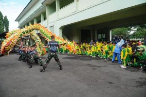 Yonarmed 11 Kostrad Terima Kunjungan TK Islam Terpadu Al Ma’ruf