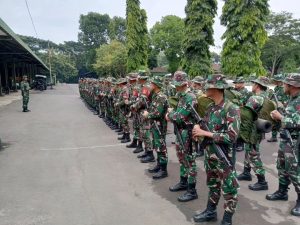 Tingkatkan Kemampuan Prajurit, Denpal Divif 2 Kostrad Menggelar Latihan Perorangan Jabatan Tingkat Seksi