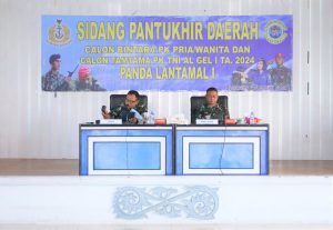 Lantamal I Laksanakan Sidang Pantukhir Daerah Calon Bintara dan Calon Tamtama Prajurit Karier Gelombang I Tahun 2024