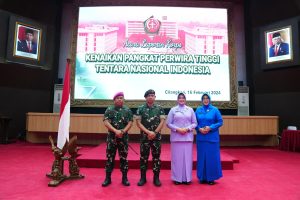 Panglima TNI Terima Laporan Kenkat Perwira Tinggi, Danlantamal I Resmi Menyandang Pangkat Brigjen