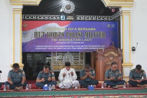 TNI AL Lanal Lhokseumawe Laksanakan Doa Bersama Sambut HUT Ke-78 Pomal Tahun 2024