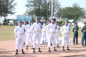 Komandan Pangkalan TNI AL Lhokseumawe Pimpin Apel Khusus dan Gelar Syukuran HUT Pomal Ke-78