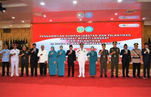 Danlantamal I Hadiri Pelantikan Pejabat Bupati Langkat