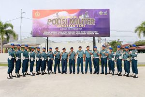 Apel Khusus Dalam Rangka HUT Ke-78 Pomal Tahun 2024 di Mako Lanal Dumai
