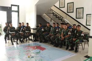 Denpom Divif 3 Kostrad Gelar Tactical Floor Game dalam Rangka Persiapan Kunjungan Kerja Pangkostrad