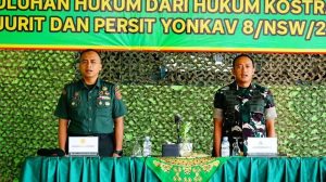 Prajurit dan Persit Yonkav 8 Kostrad Mendapatkan Penyuluhan Hukum Oleh Tim Hukum Kostrad