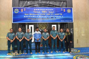 Lantamal I Belawan Peringati Isra’ Mi’raj 1445 H/2024 M