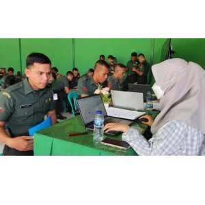 Perhubungan Kostrad dan KPP Pratama Ciawi Bogor Berkolaborasi dalam Pengisian SPT Tahunan