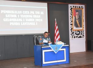 Danlantamal I Berikan Pembekalan Kepada 40 Orang Calon Tamtama PK TNI AL Gelombang I Tahun 2024 Panda Lantamal I