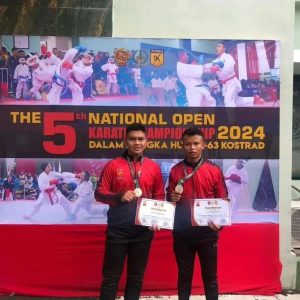 Prajurit Yonarmed 9 Kostrad Raih Kemenangan pada kejuaraan Karate 5th National Open Karate Championship 2024