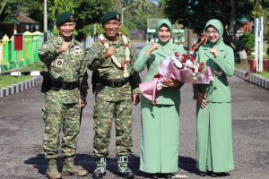 Yonif 515 Kostrad Gelar Tradisi Penyambutan untuk Danyon Baru, Mayor Inf Arif Setyo Utomo
