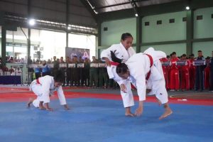 Meriahkan HUT Ke-63 Kostrad, Pangdivif 2 Kostrad Resmi Membuka Turnamen The 5th National Open Karate Championship 2024