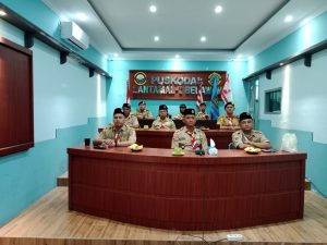 Aspotmar Danlantamal I Ikuti Apel Saka Bahari Nasional Melalui Vicon