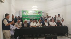 Forum Silahturahmi Kiai Ulama Habib Indonesia (FORSIKUHABIN) Mengadakan Deklarasi Dukungan Anies-Muhaimin (AMIN) Di Sekretariat Posko AMIN Jl. Diponegoro Jakarta