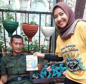 Jasa Raharja Jakarta Selatan Giat Sosialisasi Signal di Pasar Minggu
