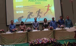 PT Tigaraksa Satria TBK. menyelenggarakan Publik Expose 2024