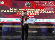 H. Muhammad Zaiwan S.A.P  (Kepala Desa Namang) Bangga Terima Penghargaan Paralegal Justice Award 2024 dari Badan Pembinaan Hukum Nasional Kementerian Hukum dan Hak Asasi Manusia (Kemenkumham)